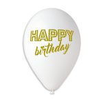 Happy Birthday Gold Print