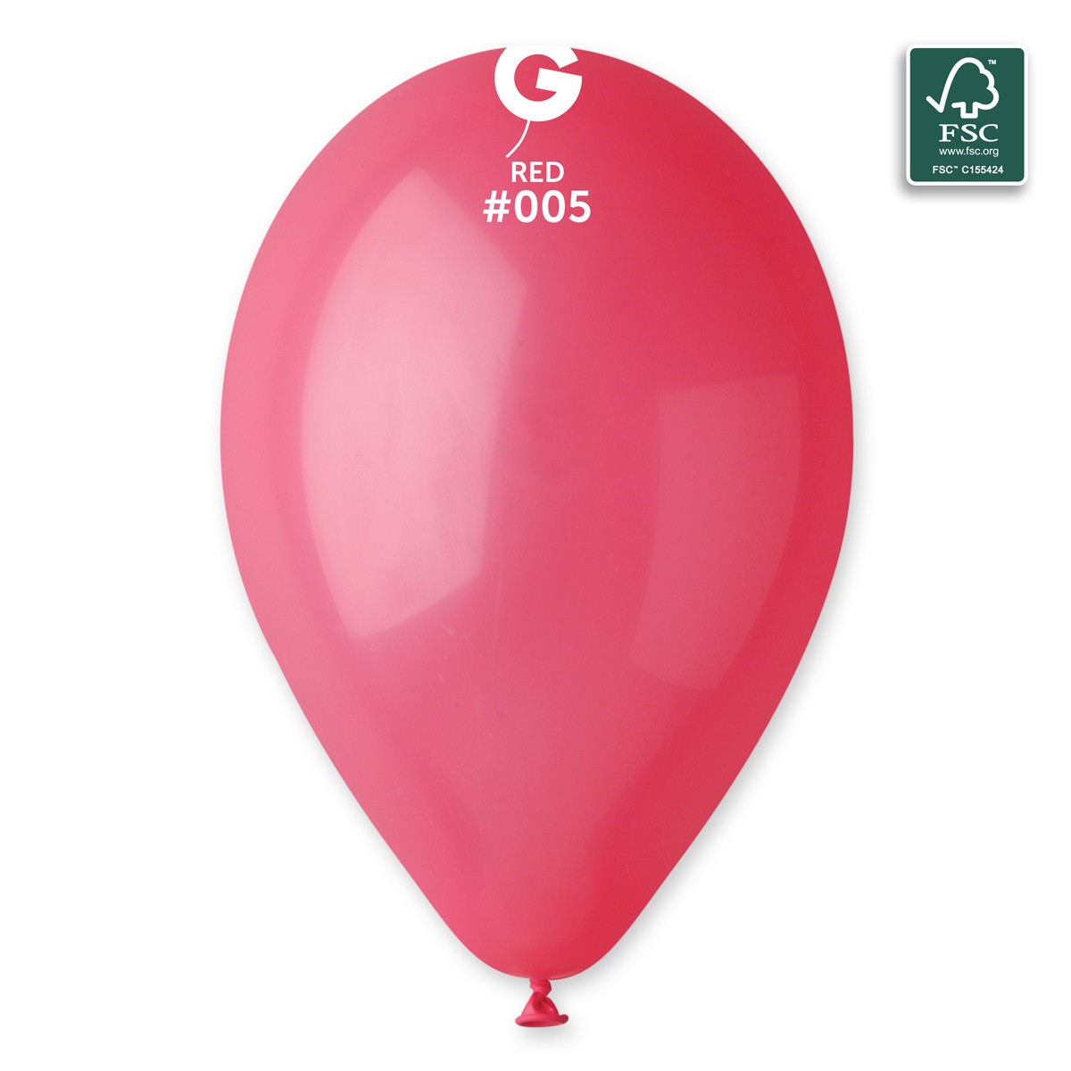 100% FSC-Certified NRL Balloons Red