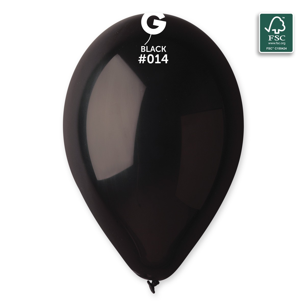 100% FSC-Certified NRL Balloons Black