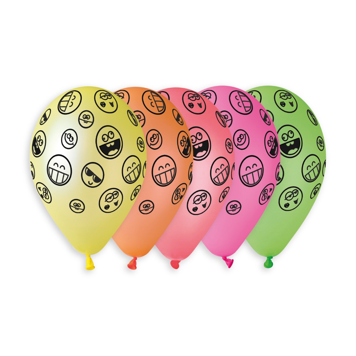 crazy faces hot neon colours