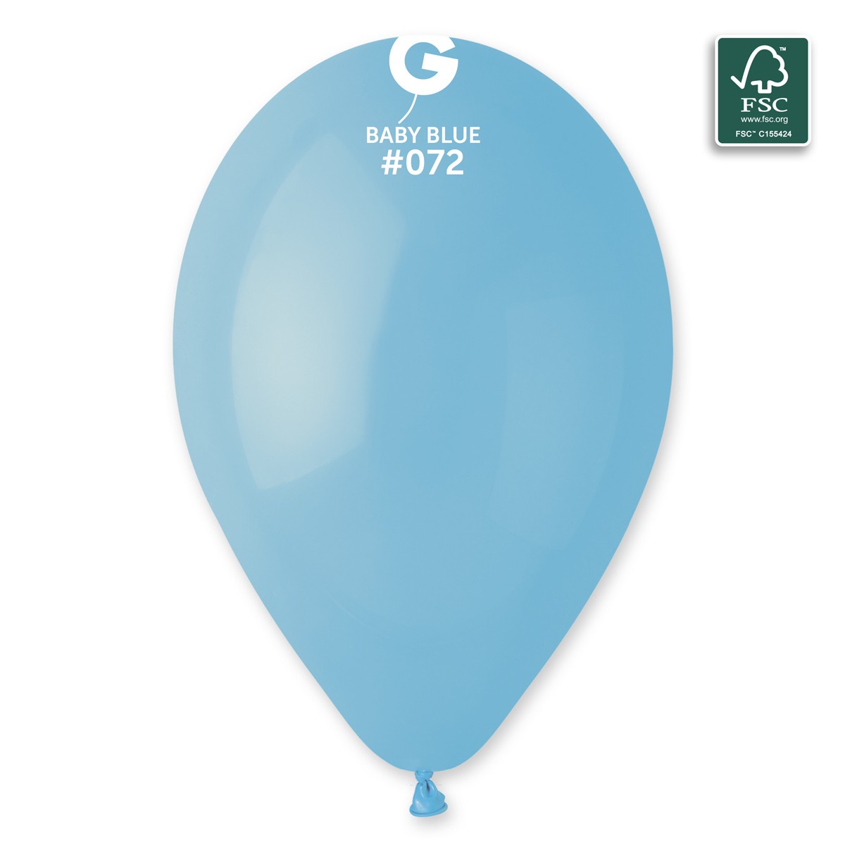 100% FSC-Certified NRL Balloons Baby Blue