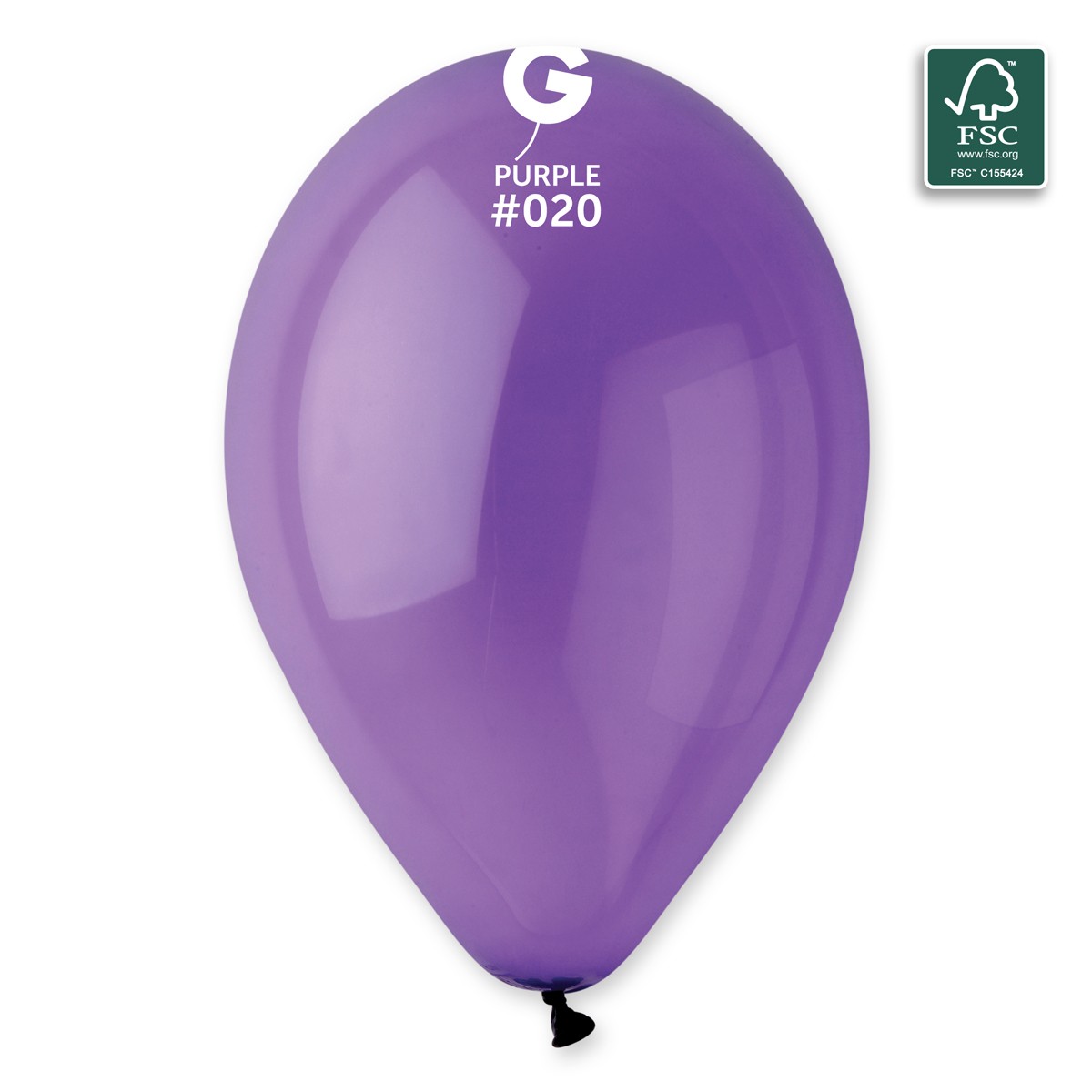 100% FSC-Certified NRL Balloons Purple