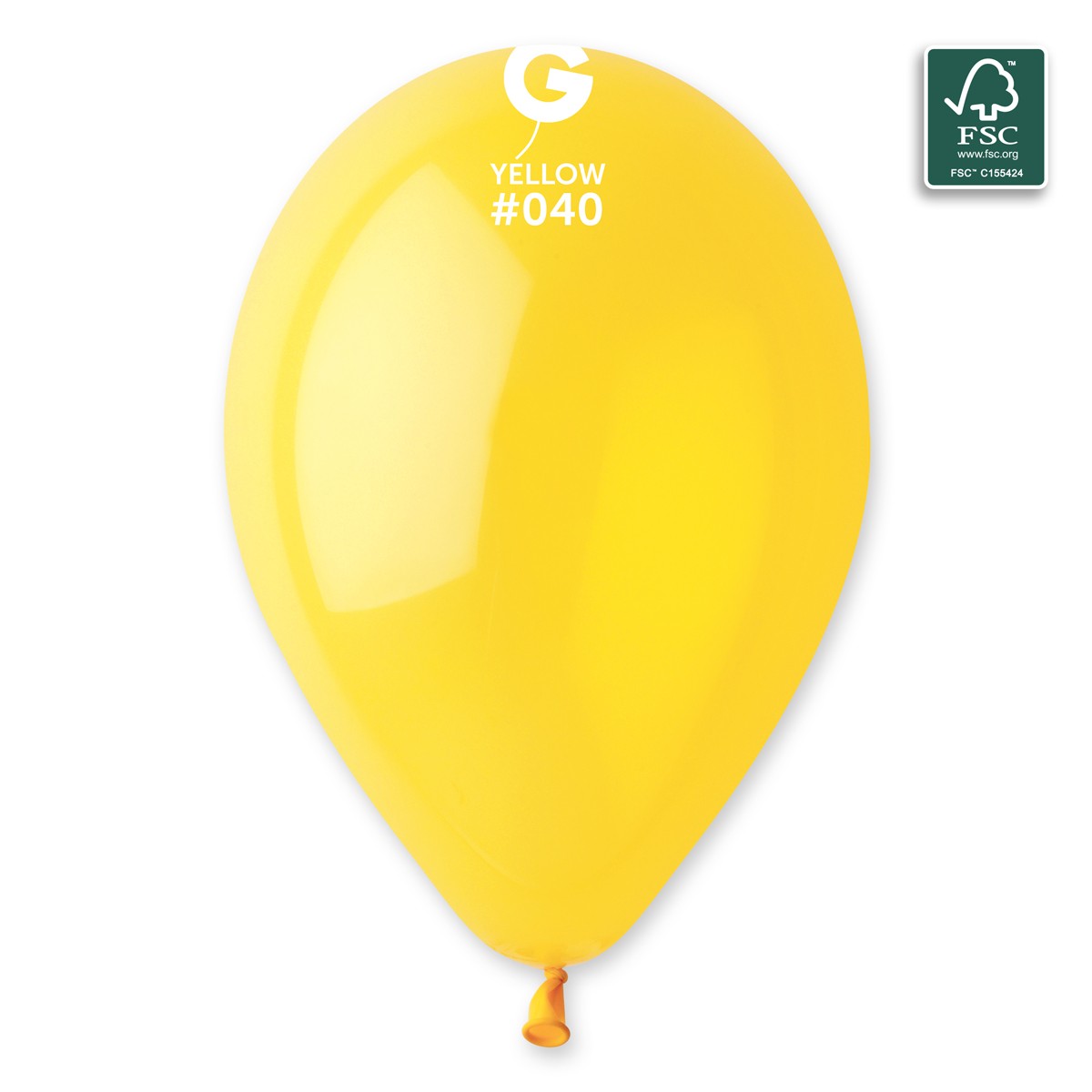 100% FSC-Certified NRL Balloons Yellow