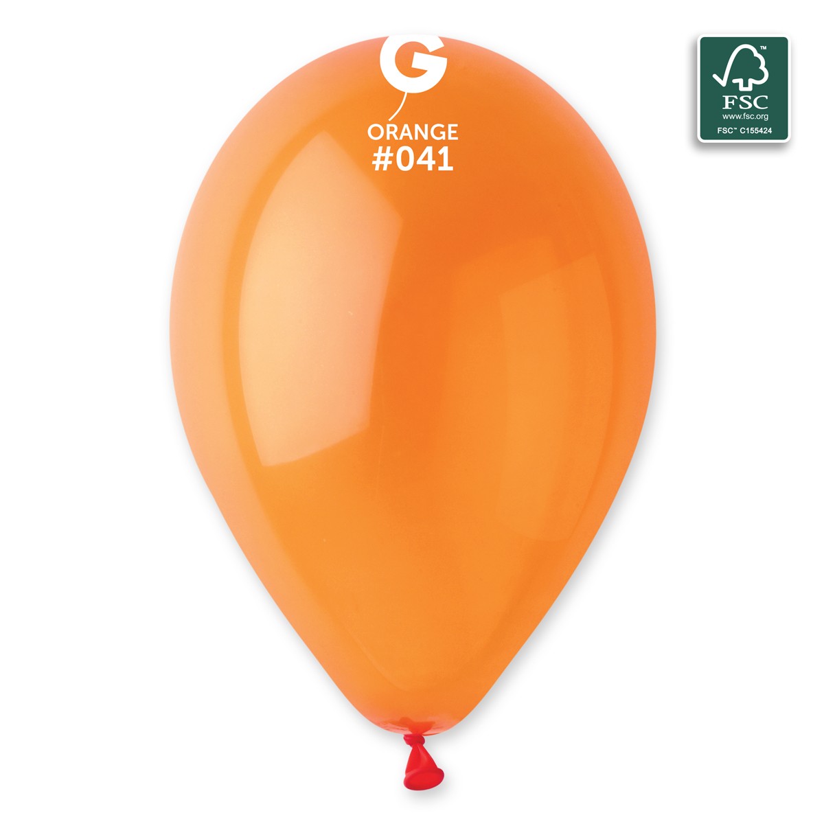 100% FSC-Certified NRL Balloons Orange