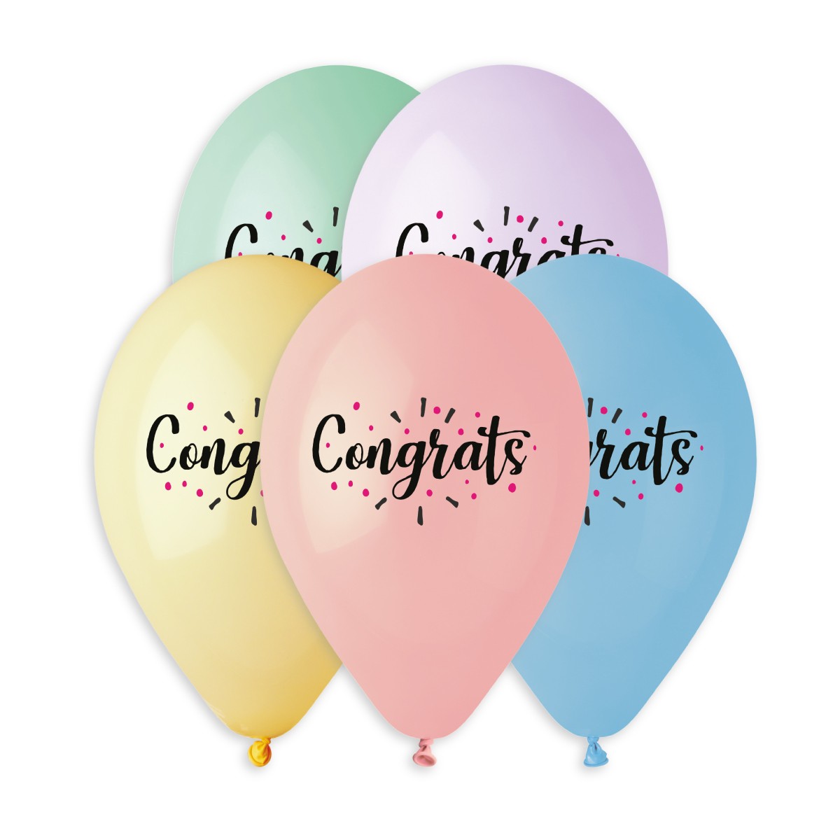 Black & Magenta Congrats