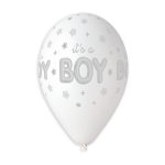 Silver It's A Boy & Stars