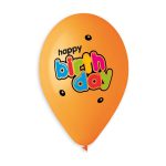 Multicolour Happy Birthday Bubbles