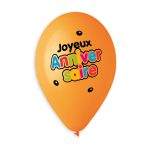 Multicolour Joyeux Anniversaire Bulles