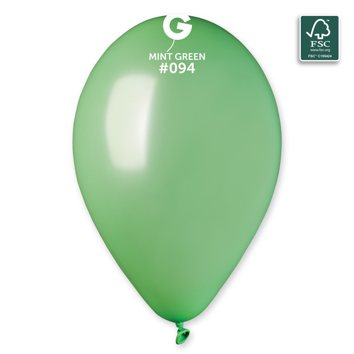 100% FSC-Certified NRL Balloons Mint Green