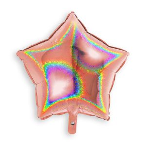 Star Glitter Rose Gold