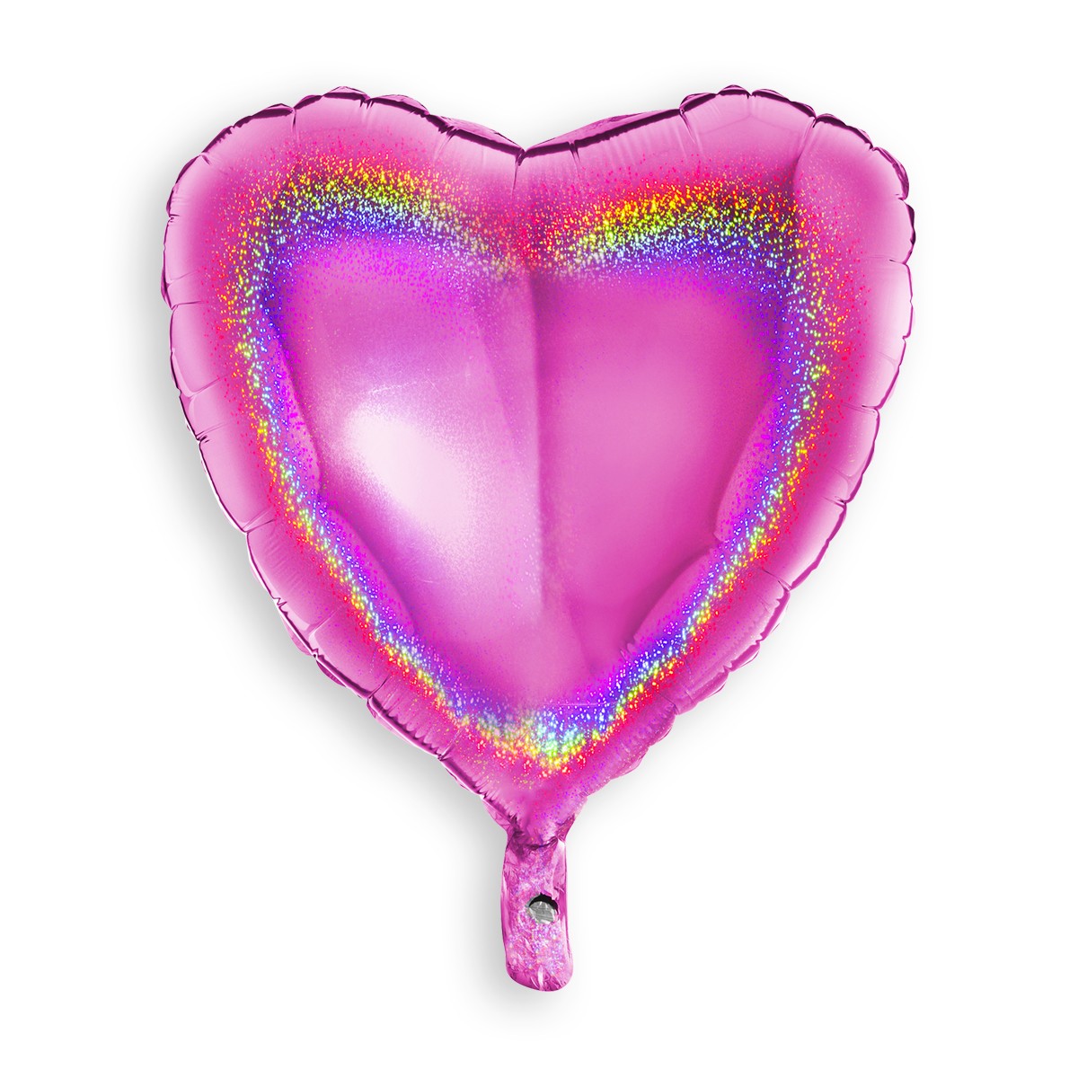 Heart Glitter Fuxia