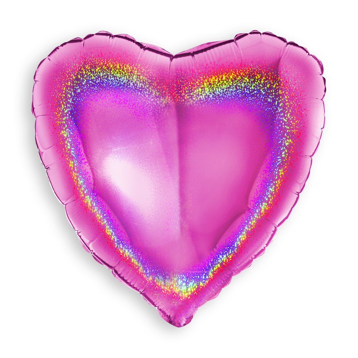 Heart Glitter Fuxia
