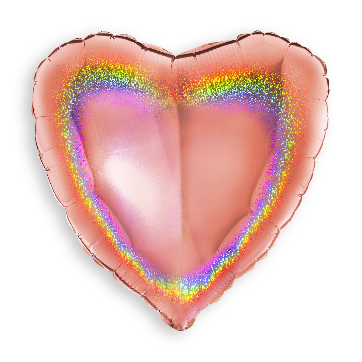 Heart Glitter Rose Gold