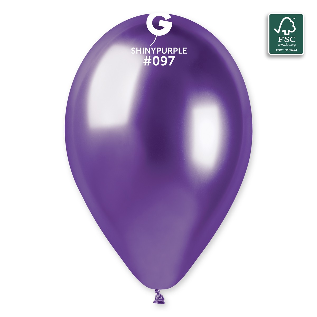 100% FSC-Certified NRL Balloons Shiny Purple