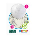 100% FSC-Certified NRL Balloons Silver Vive Les Mariés