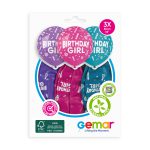 100% FSC-Certified NRL Balloons Birthday Girl