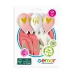 100% FSC-Certified NRL Balloons It's a girl gold