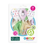 100% FSC-Certified NRL Balloons Unicorn Star & Polka Dots Multicolour