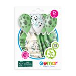 100% FSC-Certified NRL Balloons Panda bamboo & Spiral dots
