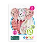 100% FSC-Certified NRL Balloons Panda hearts & Panda sticks