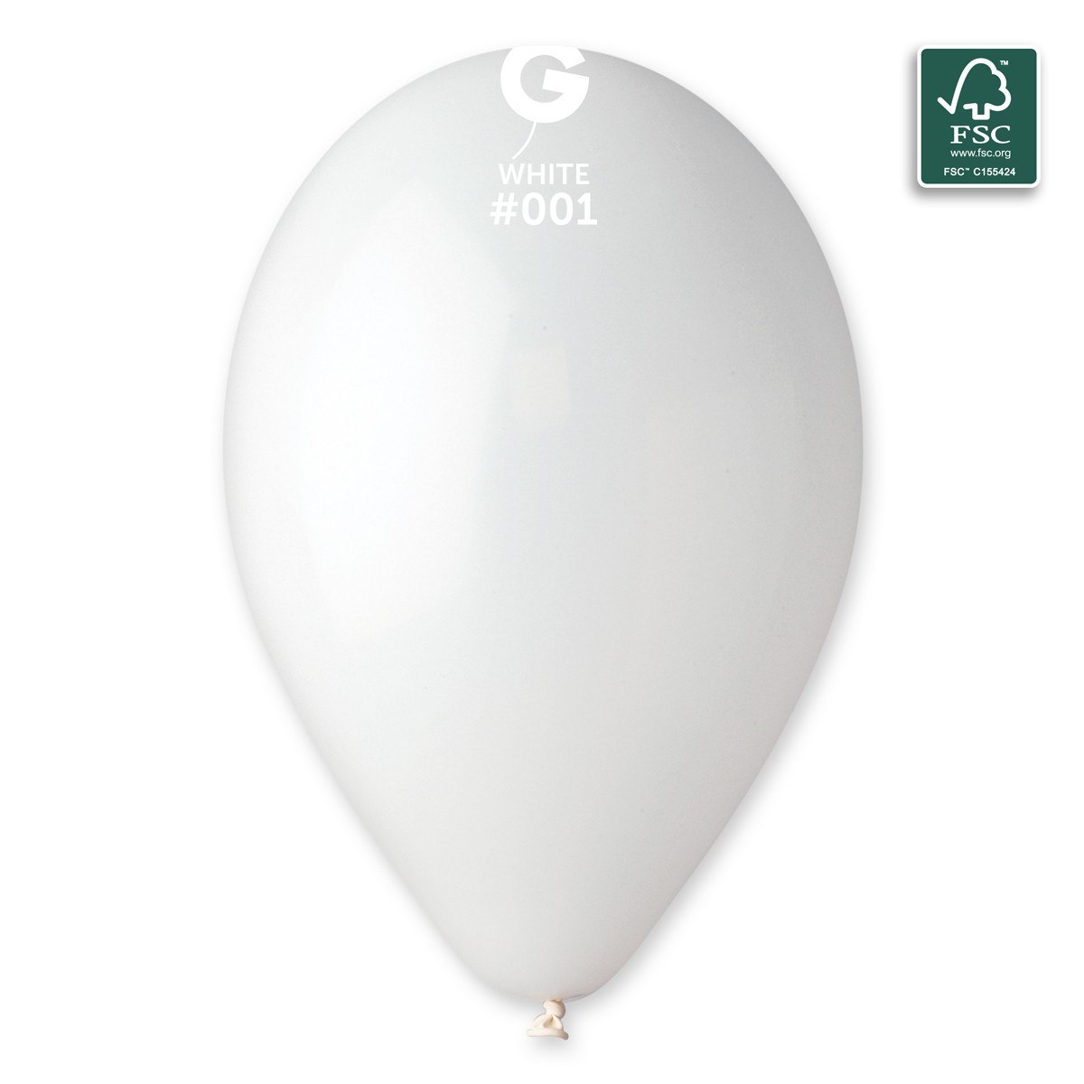 100% FSC-Certified NRL Balloons White