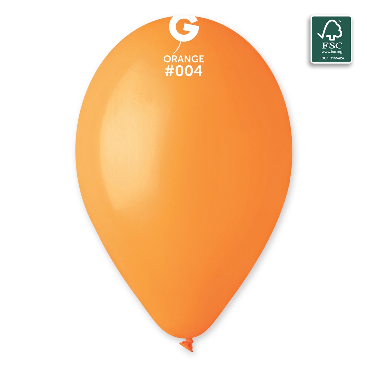 100% FSC-Certified NRL Balloons Orange