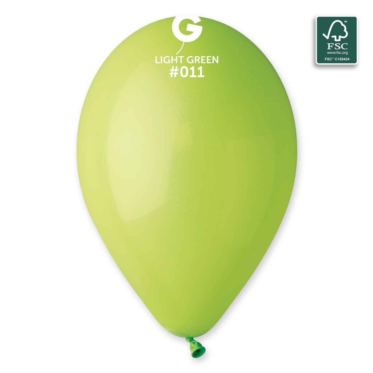 100% FSC-Certified NRL Balloons Light Green