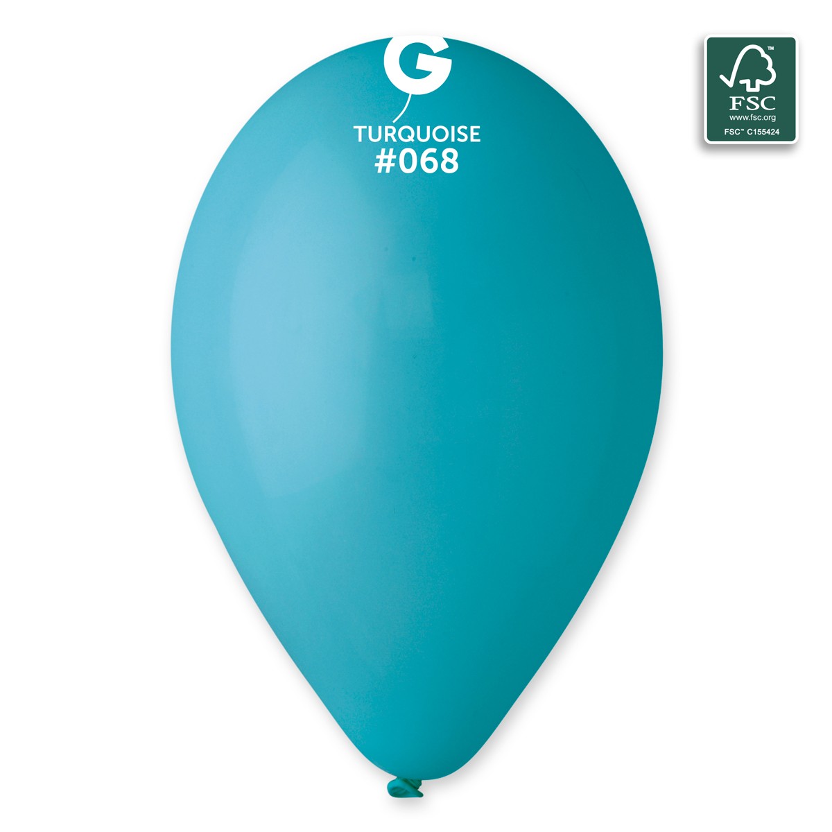 100% FSC-Certified NRL Balloons Turquoise