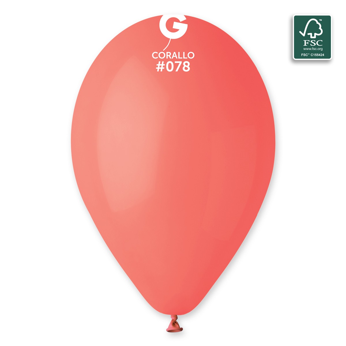 100% FSC-Certified NRL Balloons Corallo