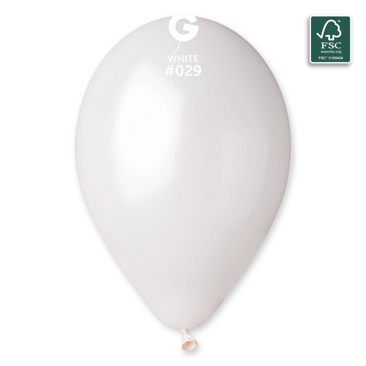 100% FSC-Certified NRL Balloons White