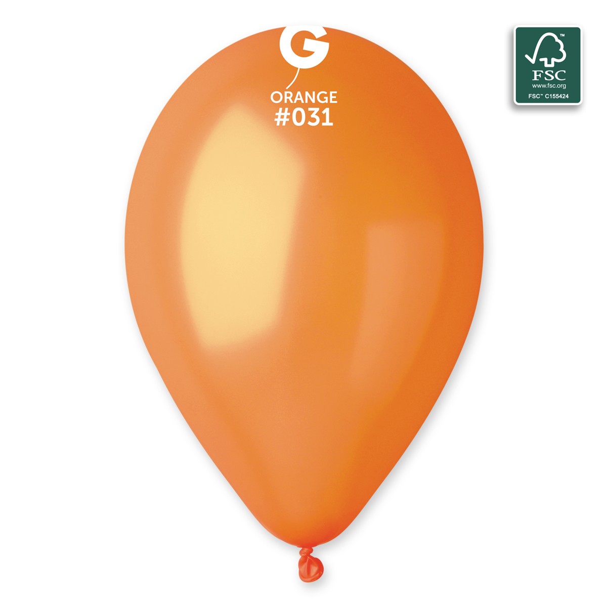 100% FSC-Certified NRL Balloons Orange