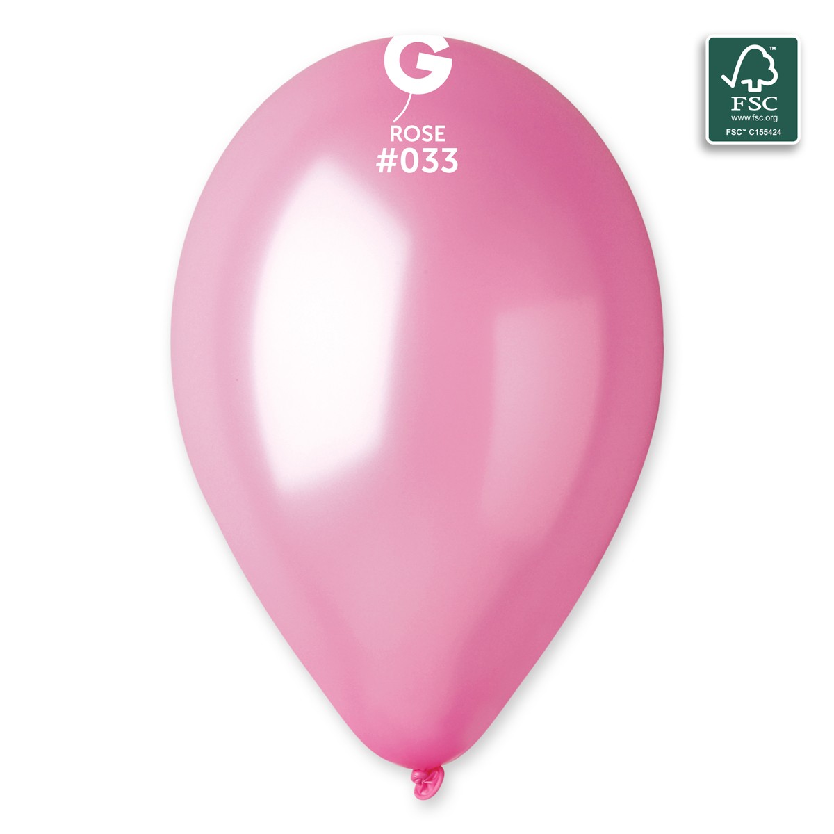 100% FSC-Certified NRL Balloons Rose