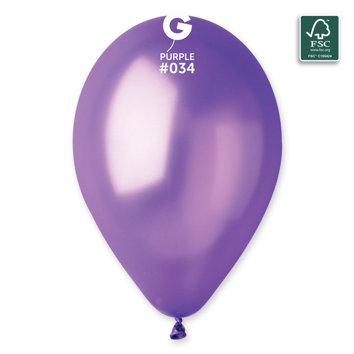 100% FSC-Certified NRL Balloons Purple