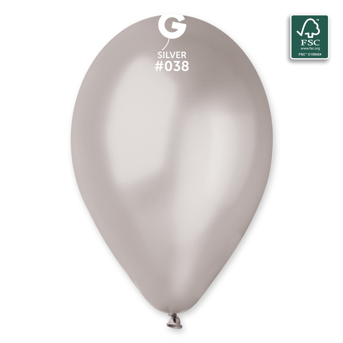 100% FSC-Certified NRL Balloons Silver