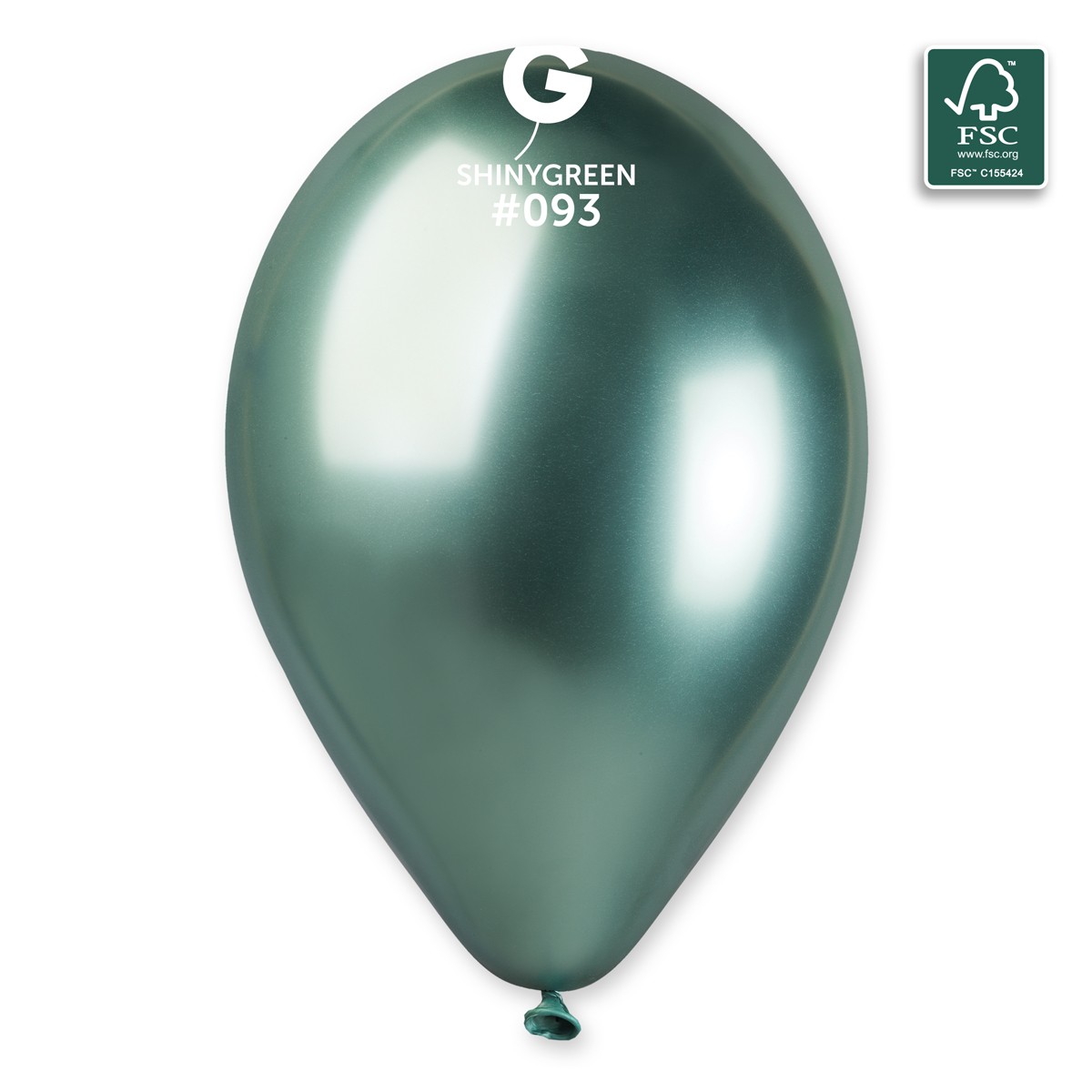 100% FSC-Certified NRL Balloons Shiny Green