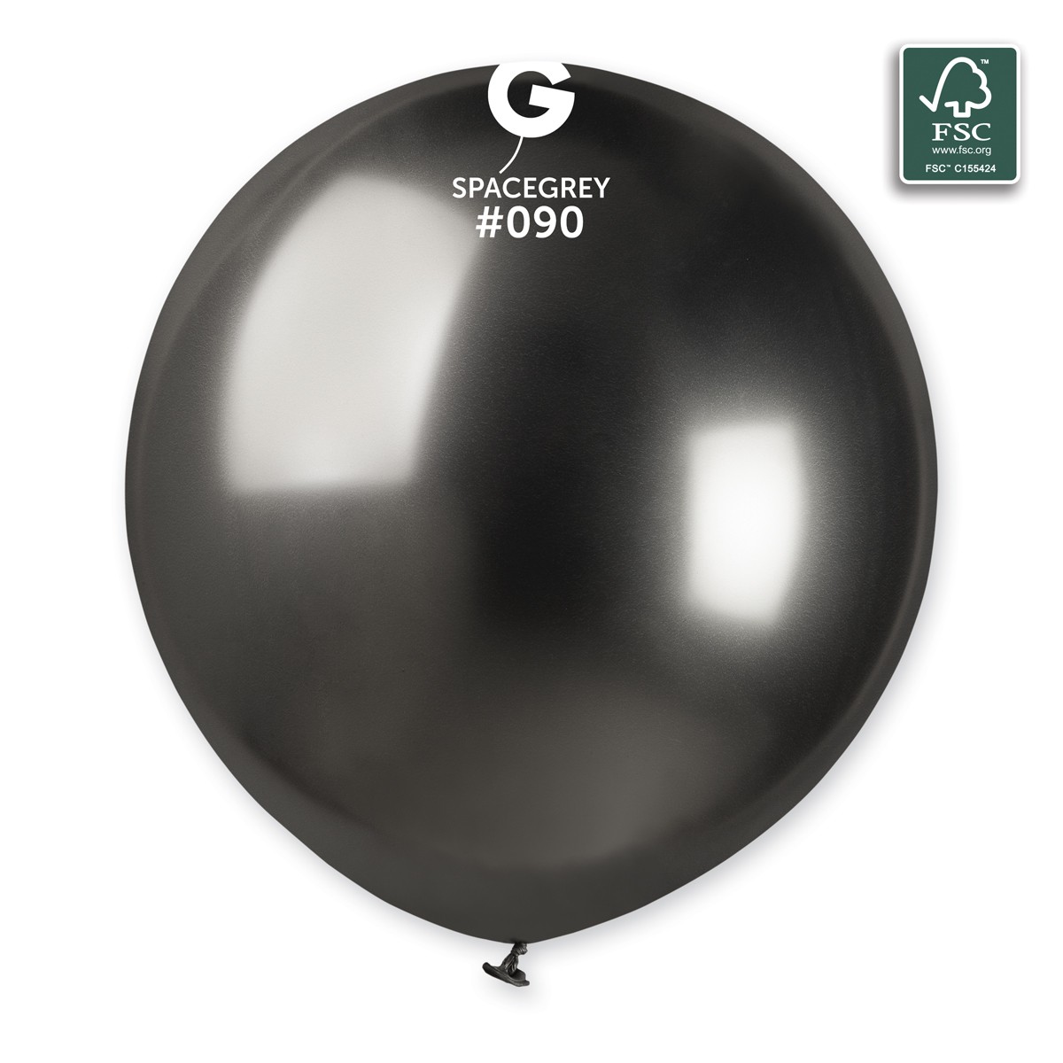 100% FSC-Certified NRL Balloons Shiny Space Grey