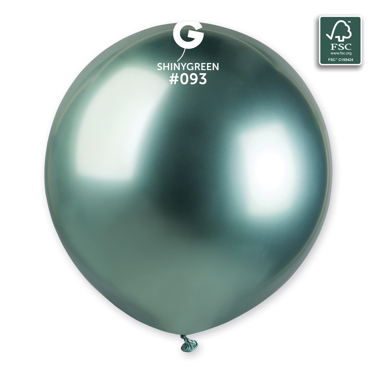 100% FSC-Certified NRL Balloons Shiny Green