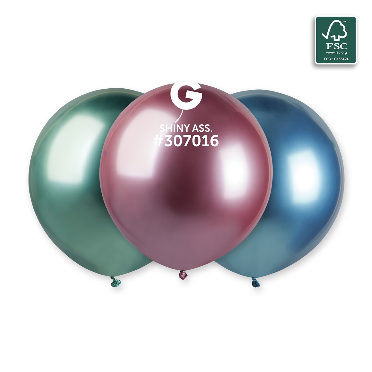 100% FSC-Certified NRL Balloons Shiny Assortment