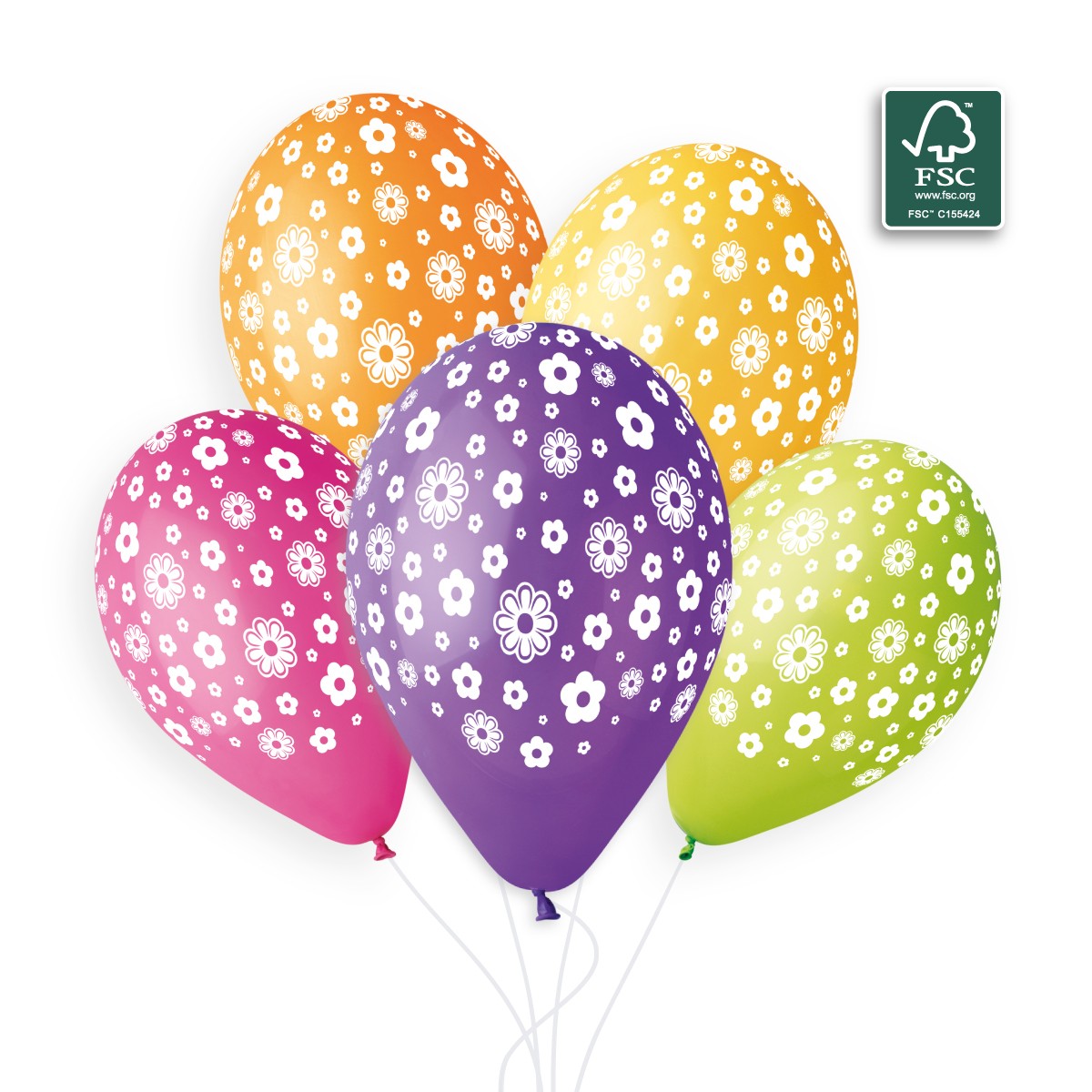 100% FSC-Certified NRL Balloons Flowers