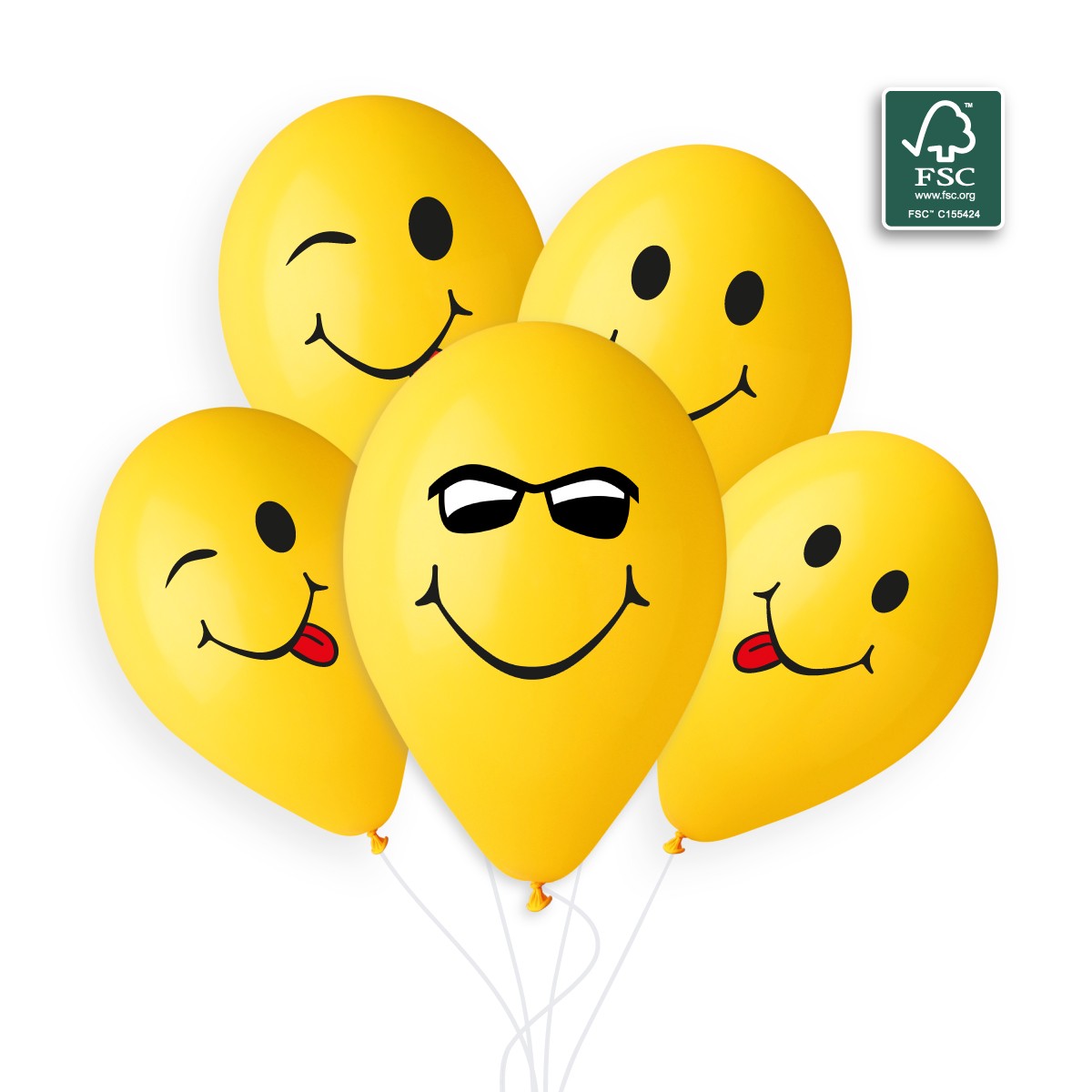 100% FSC-Certified NRL Balloons Smile