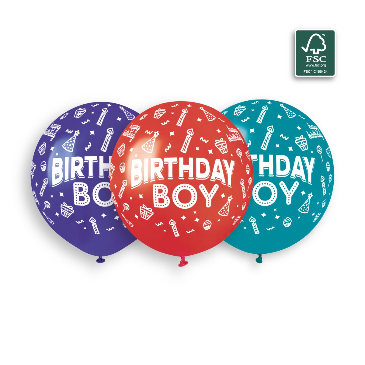 100% FSC-Certified NRL Balloons Birthday Boy