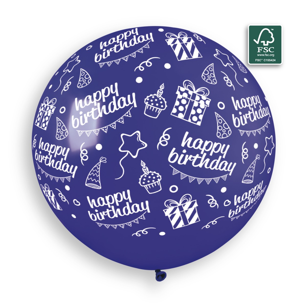 100% FSC-Certified NRL Balloons Happy Birthday