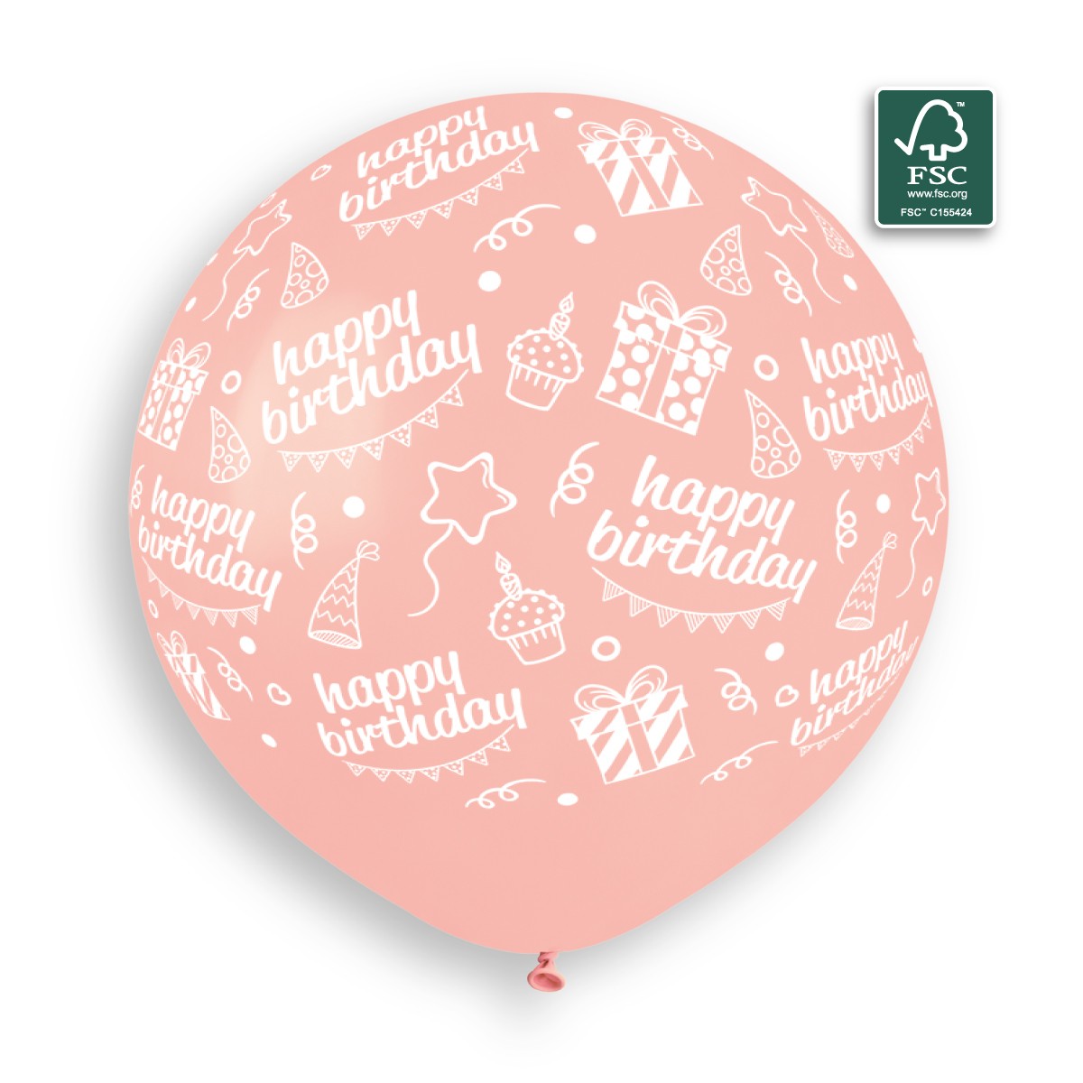 100% FSC-Certified NRL Balloons Happy Birthday