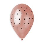 100% FSC-Certified NRL Balloons Just married & Chic dots Black