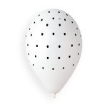 100% FSC-Certified NRL Balloons Just married + Mr&Mrs + Chic dots Black