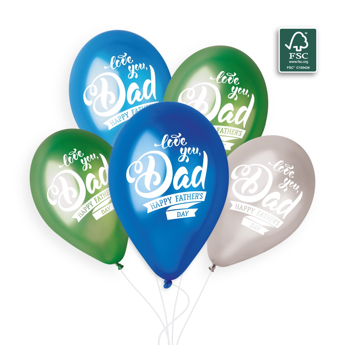 100% FSC-Certified NRL Balloons Father's Day