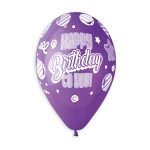 100% FSC-Certified NRL Balloons Happy Birthday Balloons