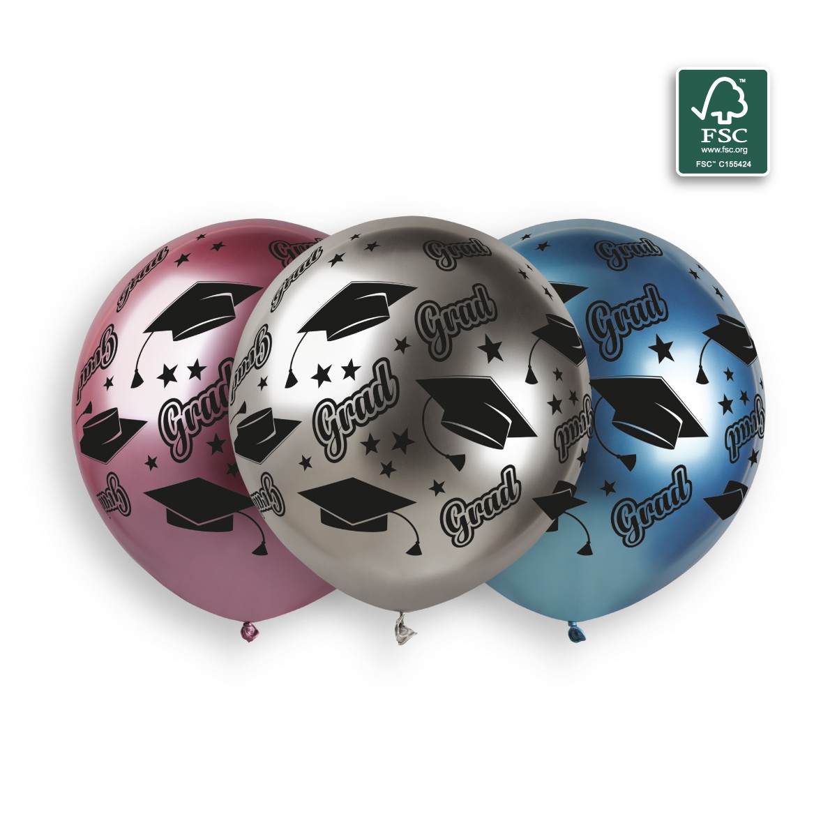 100% FSC-Certified NRL Balloons All Star Grad Shiny