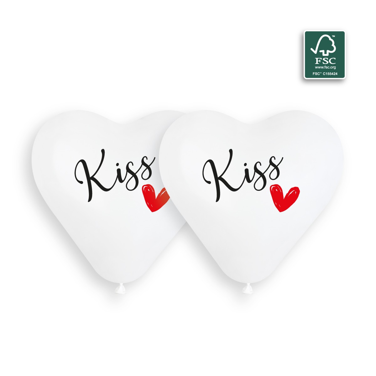 100% FSC-Certified NRL Balloons Kiss