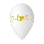 100% FSC-Certified NRL Balloons Golden love & Hearts